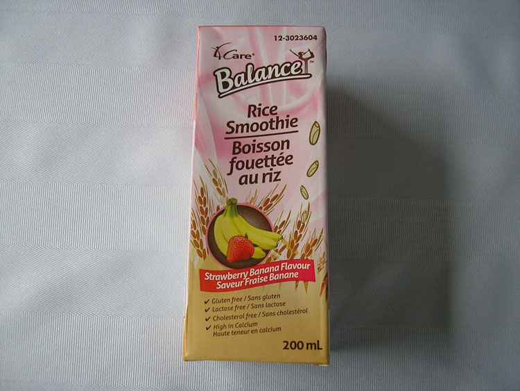 Rice smoothie - Strawberry banana